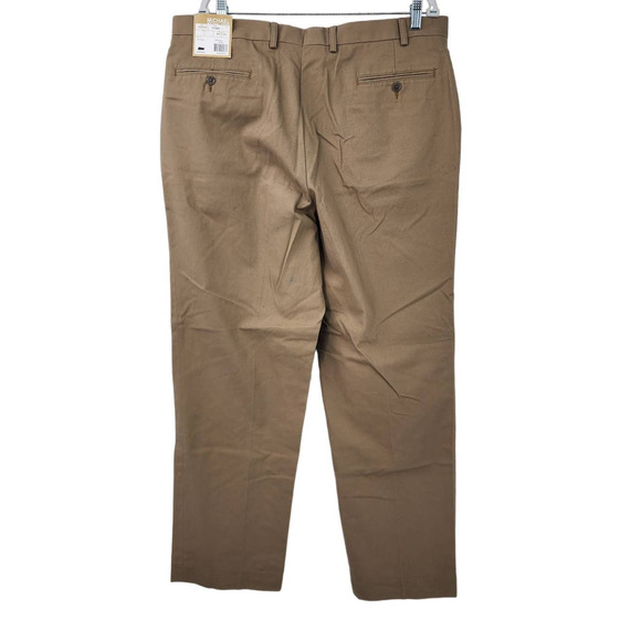 New‎ NWT Men's Michael Michael Kors Khaki Pants Size 38 X 32 Dress Pants Khaki - Picture 2 of 11